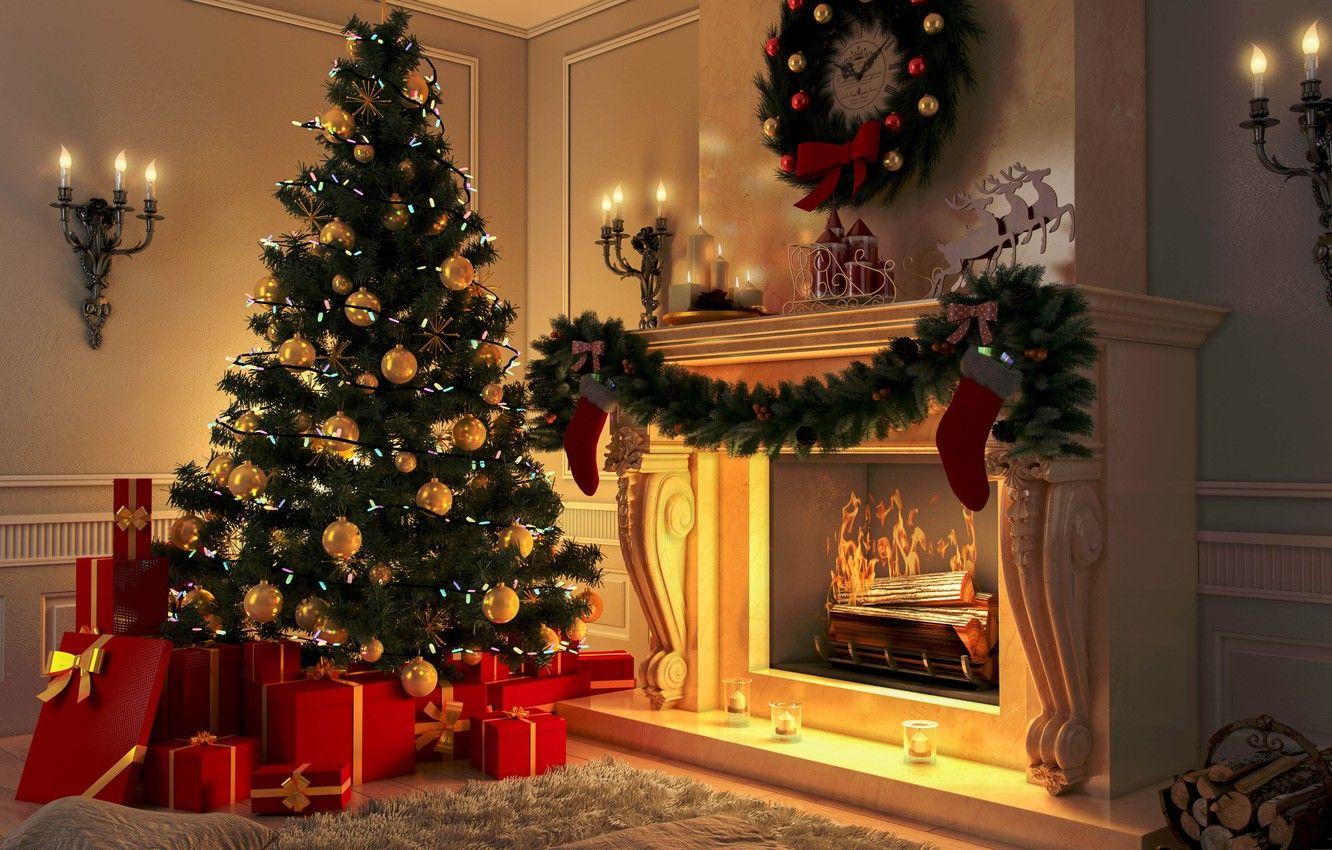 Christmas Interior Wallpapers - Top Free Christmas Interior Backgrounds ...