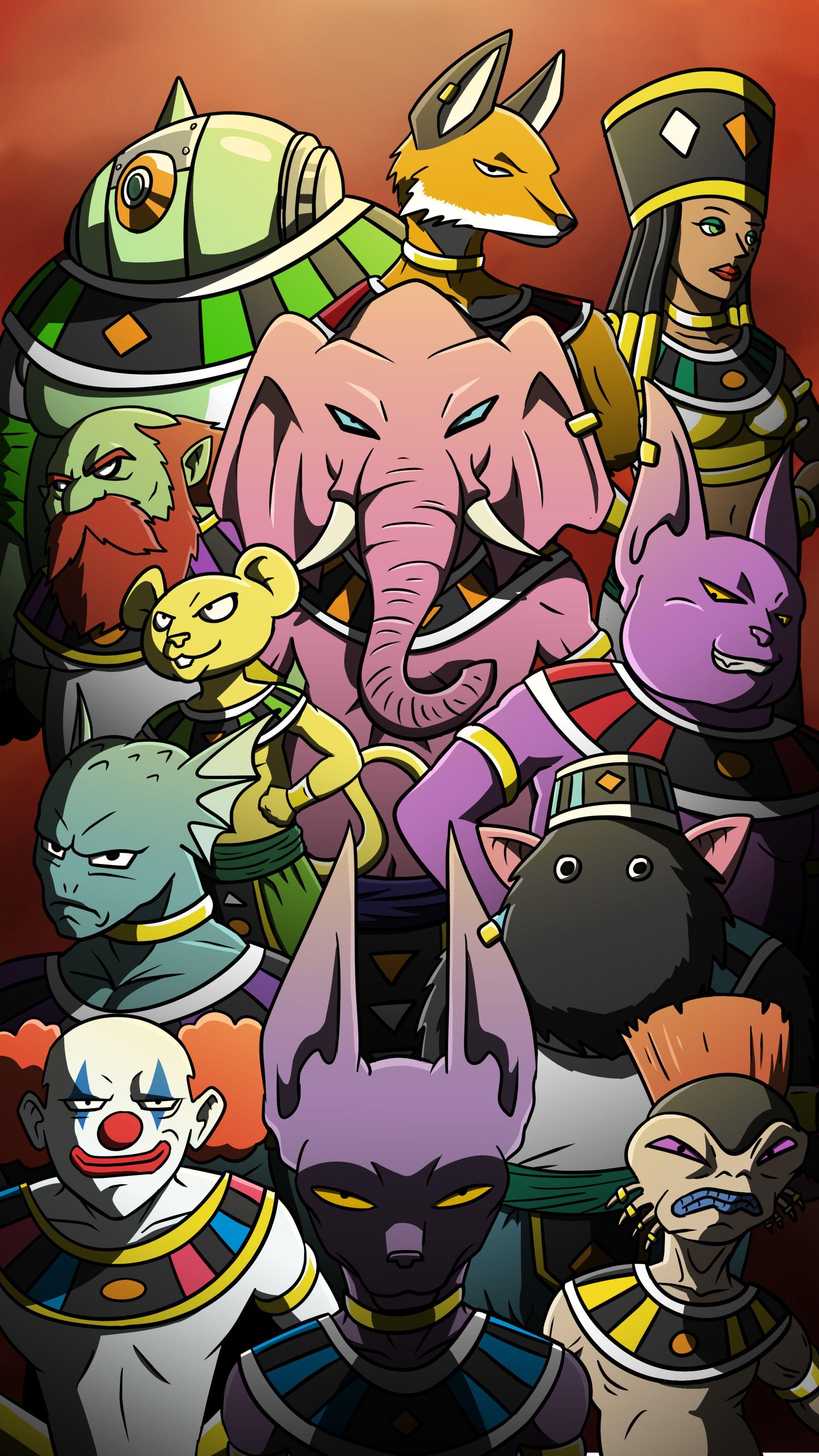 1920x3414 The Gods of Destruction Ball Super, Zack Chua