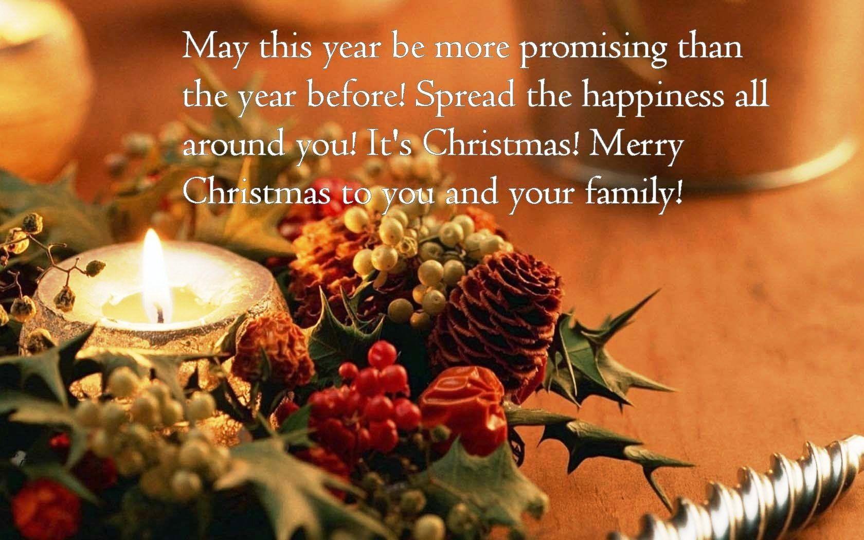1680x1050 Merry Christmas To You And Your Family Picture, Photo, and Image for Facebook, Tumblr, Pinterest, and Twitter