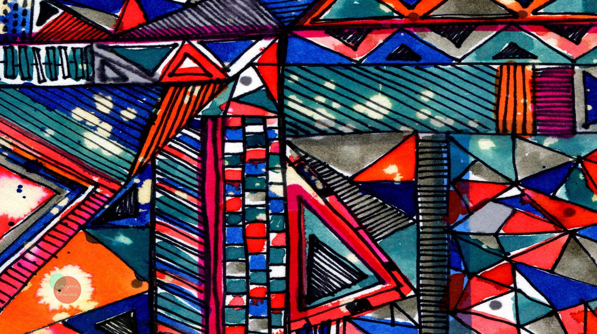 1930x1080 Tribal Print Wallpaper