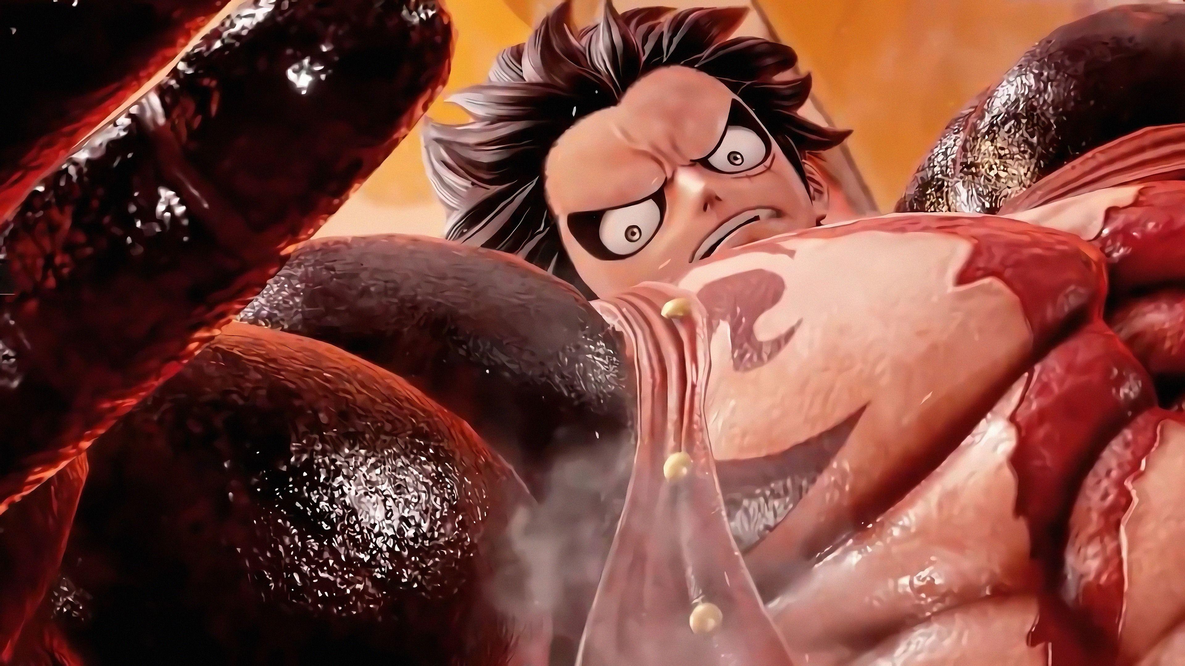 3840x2160 Luffy Boundman Gear Fourth Jump Force 4K