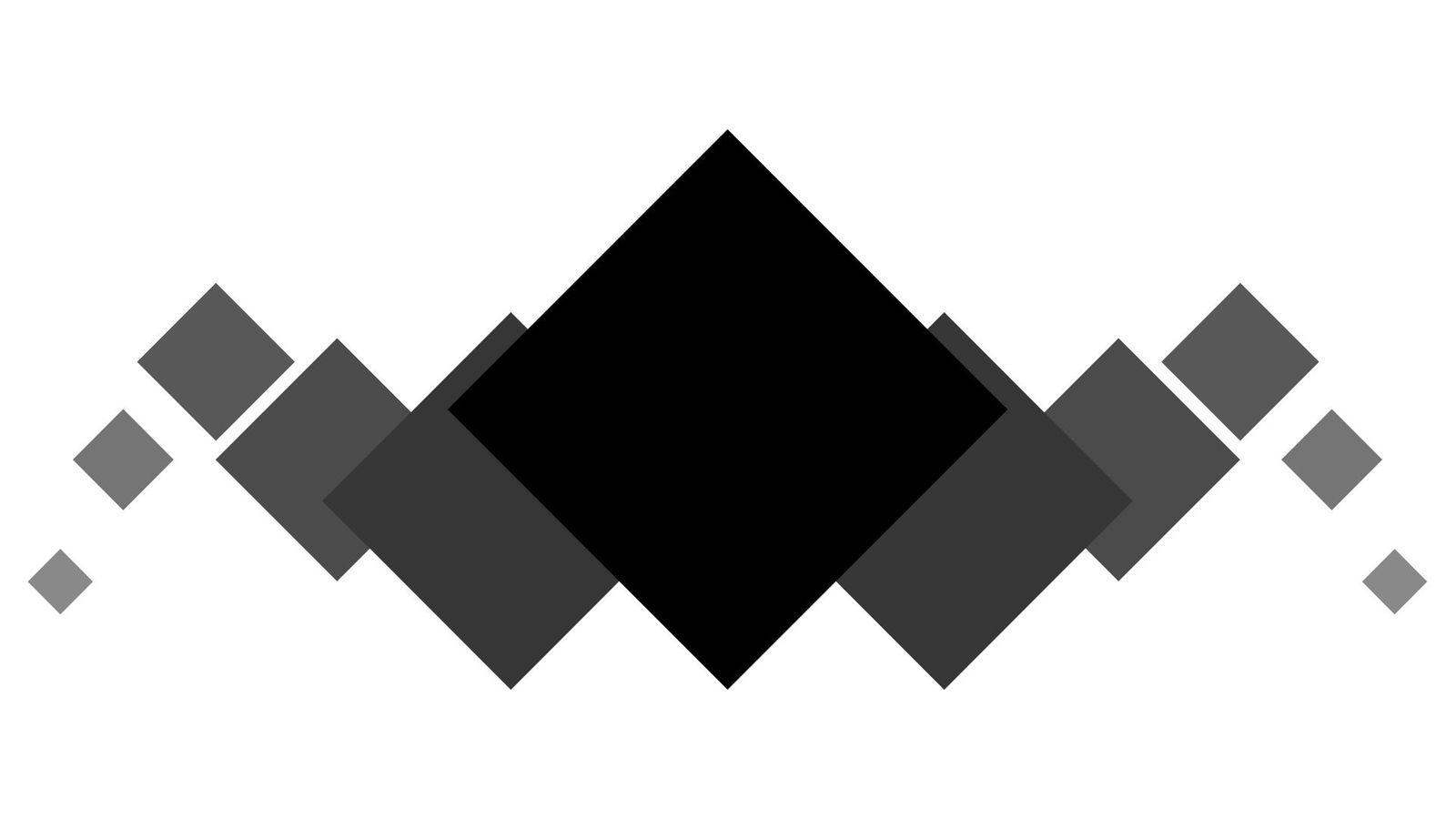 1600x900 Black and White Abstract Wallpaper