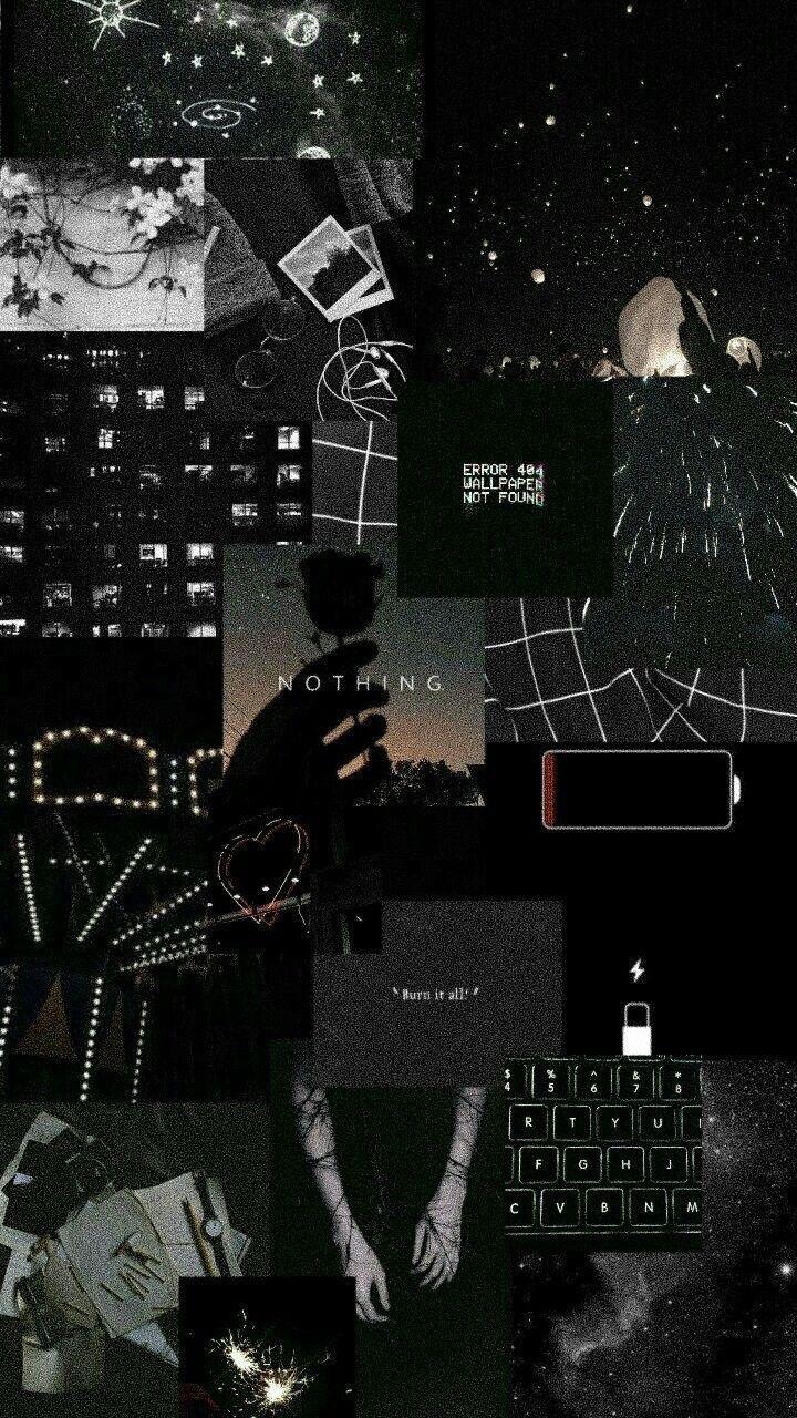 720x1280 Cute Black Wallpaper