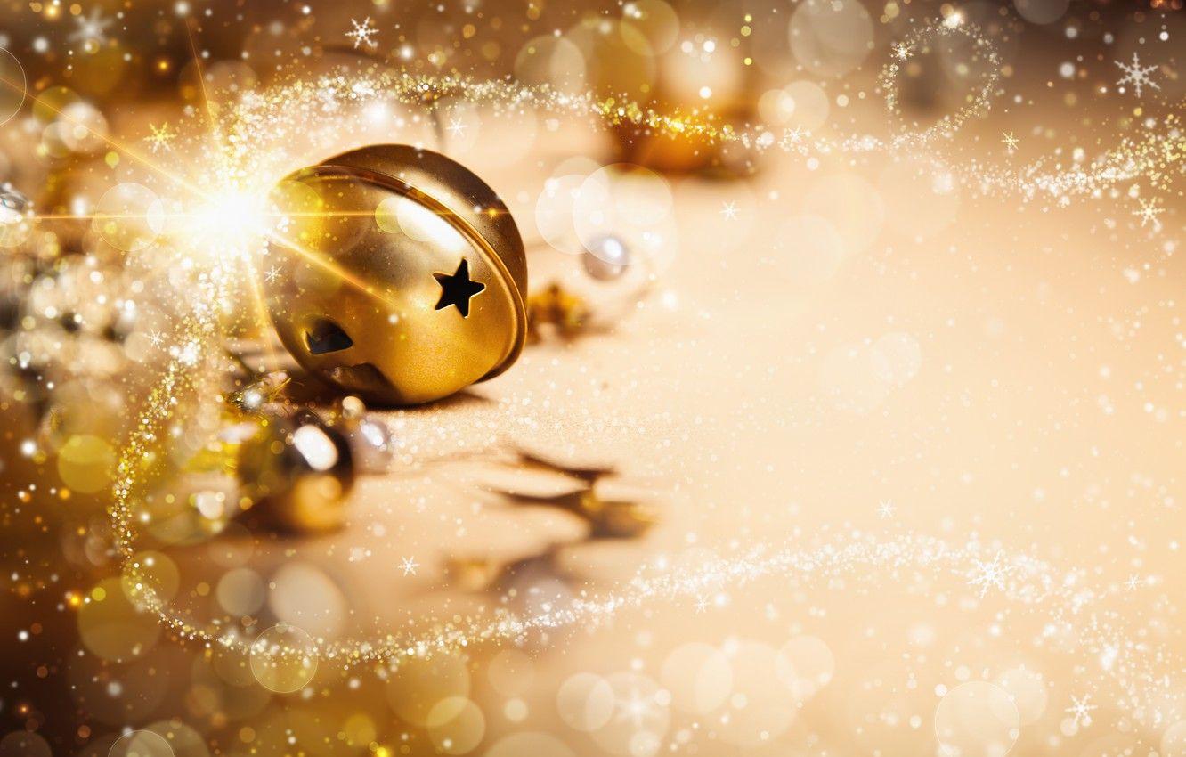 1332x850 Wallpaper stars, decoration, lights, lights, balls, new year, new year, balls, stars, decoration, ornaments, Golden Christmas, Golden Christmas image for desktop, section праздники