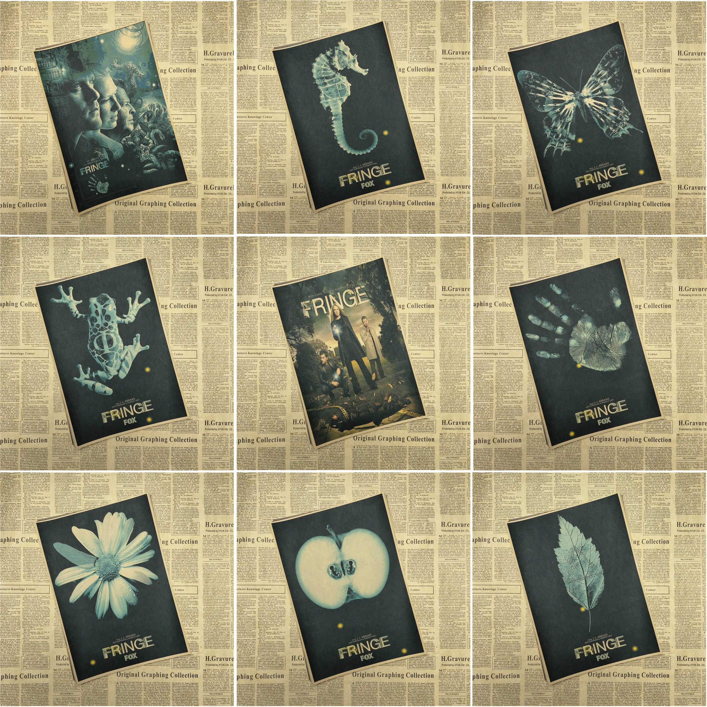 2268x2268 Fringe Poster Vintage Poster simple creative wall sticker personality American Cafe Bar Poster retro Poster wallpaper 42X30CM. poster wallpaper. wall stickervintage poster