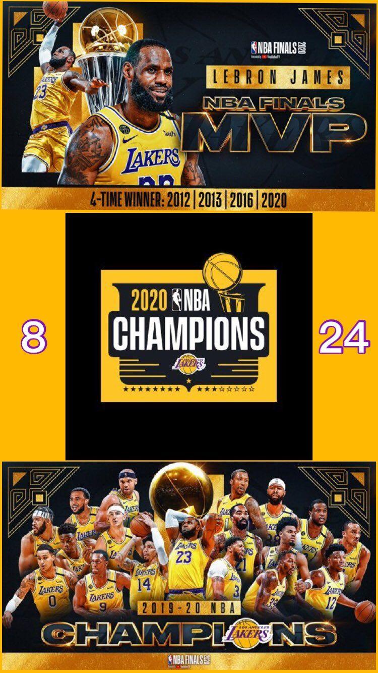 750x1334 Los Angeles Lakers NBA Champions 2020 Wallpaper