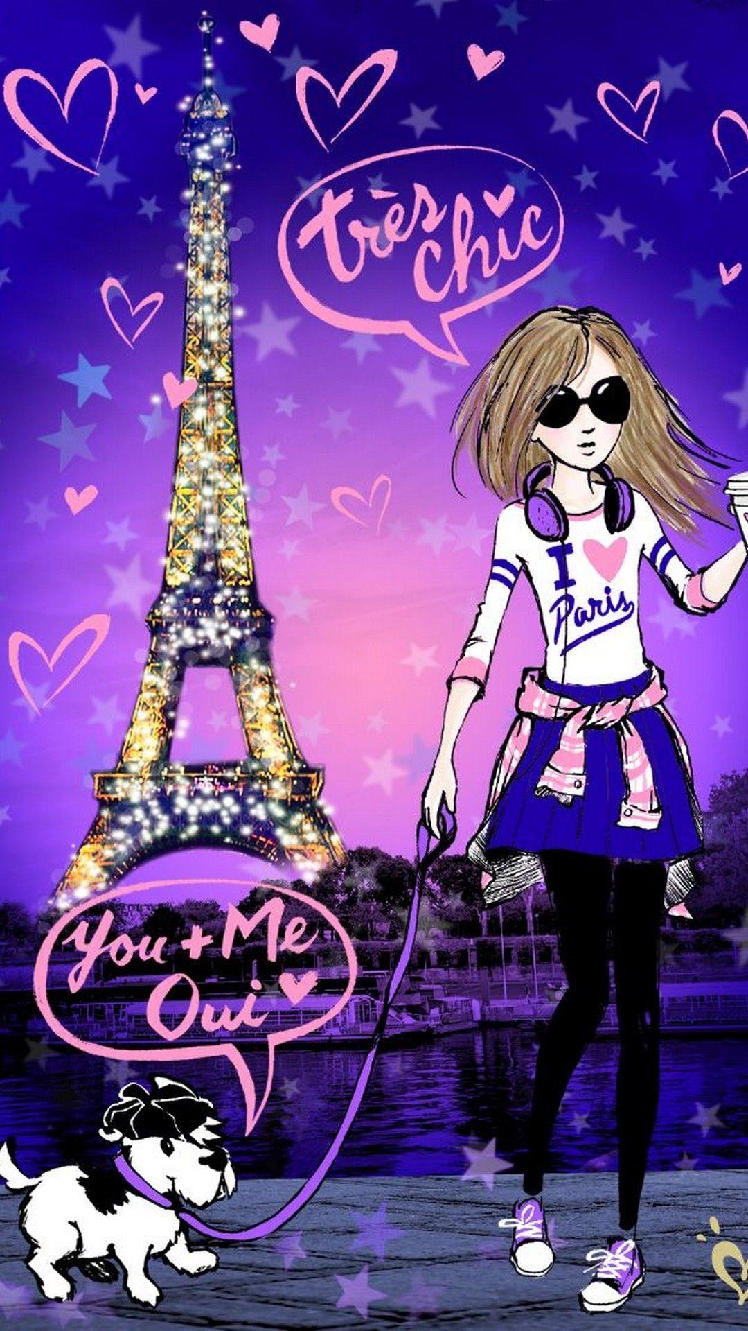 1080x1920 Cute Girly Background For Android Android Wallpaper