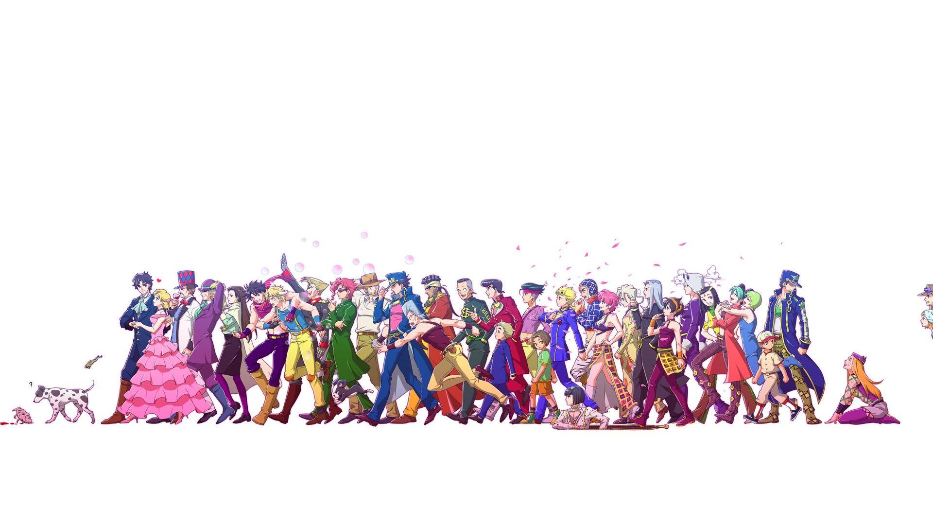 1920x1080 Jojos Bizarre Adventure Jonathan Joestar Erina Pendleton Will Anthonio Zeppeli Robert E O Speedwagon Wallpaper:1920x1080