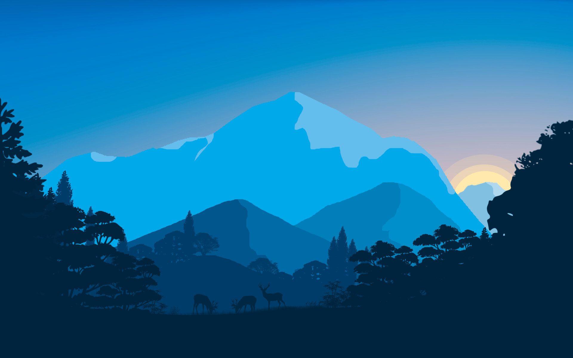 1920x1200 Minimalist Wallpaper • Sunset, 8K, Forest, 4K, Minimal wallpaper • Wallpaper For You The Best Wallpaper For Desktop & Mobile
