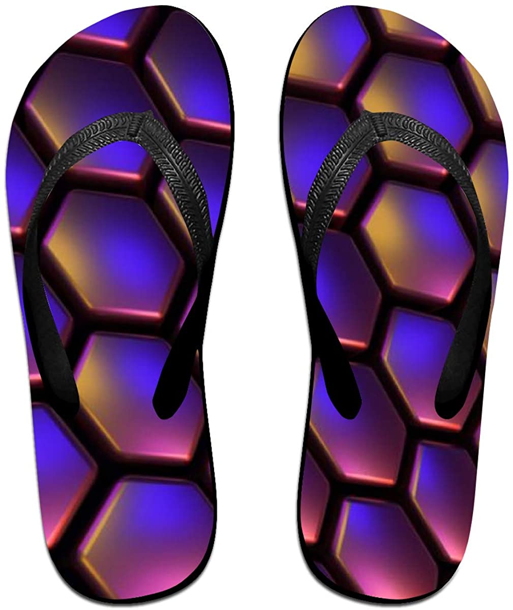 1009x1200 Amazon.com. Amesage Geometrical Hexagons Wallpaper Men's And Women's Flip Flops Summer Beach Slippers, Flip Flops