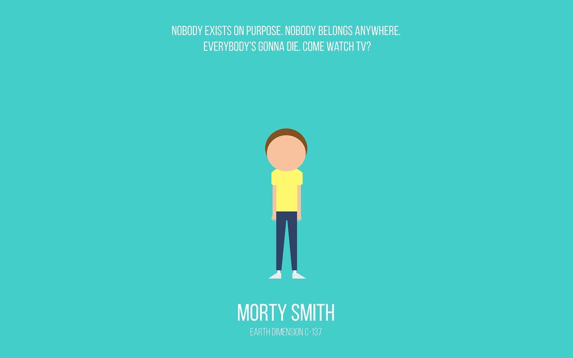 Rick And Morty Minimalist Wallpapers - Top Free Rick And Morty