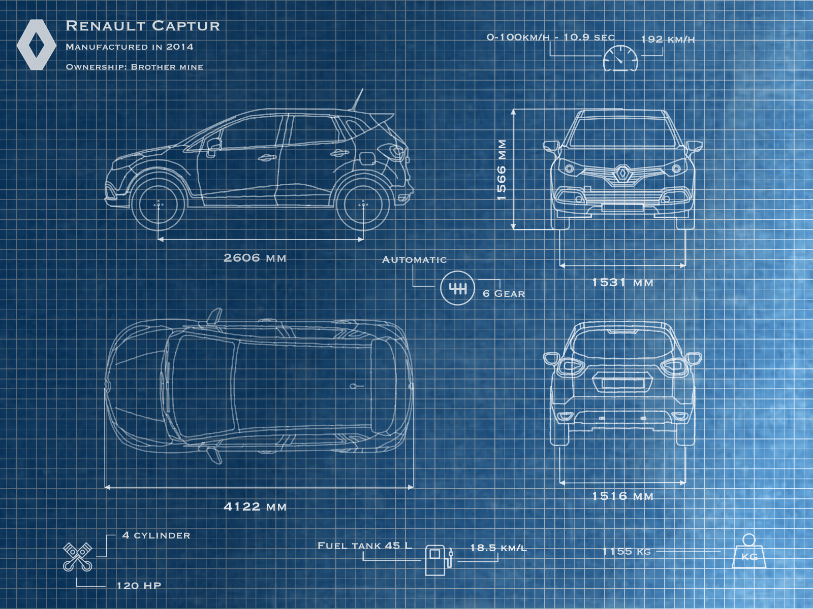 Car Blueprint Wallpapers - Top Free Car Blueprint Backgrounds