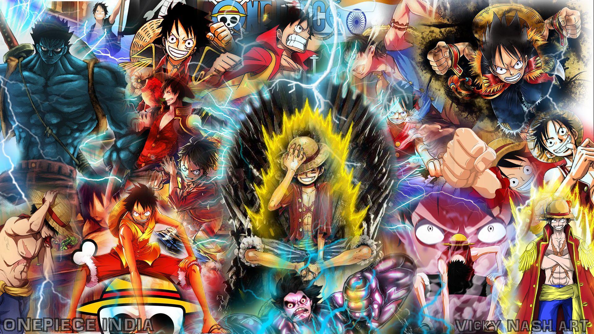 One Piece Vs Naruto Wallpapers Top Free One Piece Vs Naruto