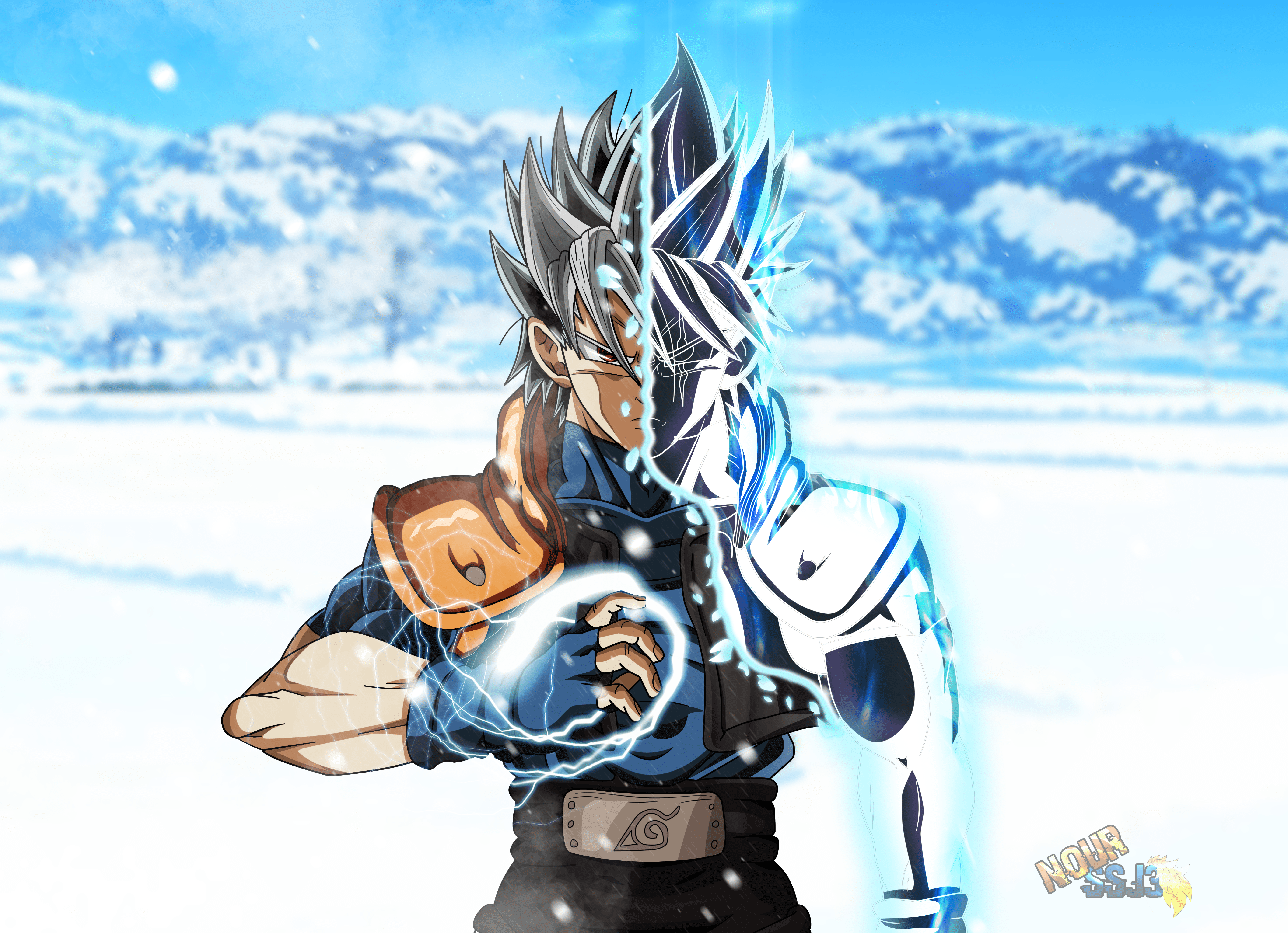 5520x4000 Dragon Ball Super, Ultra Instinct (Dragon Ball), Kakashi Hatake, Naruto, Goku wallpaper