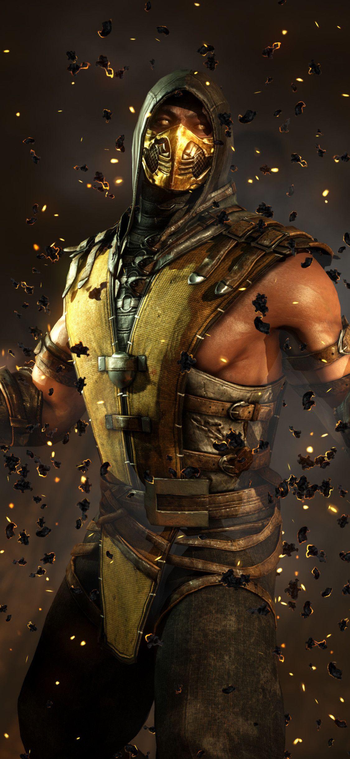 1125x2436 1125x Scorpion Mortal Kombat X 4k Dk Data Id Kombat Wallpaper 4k Android