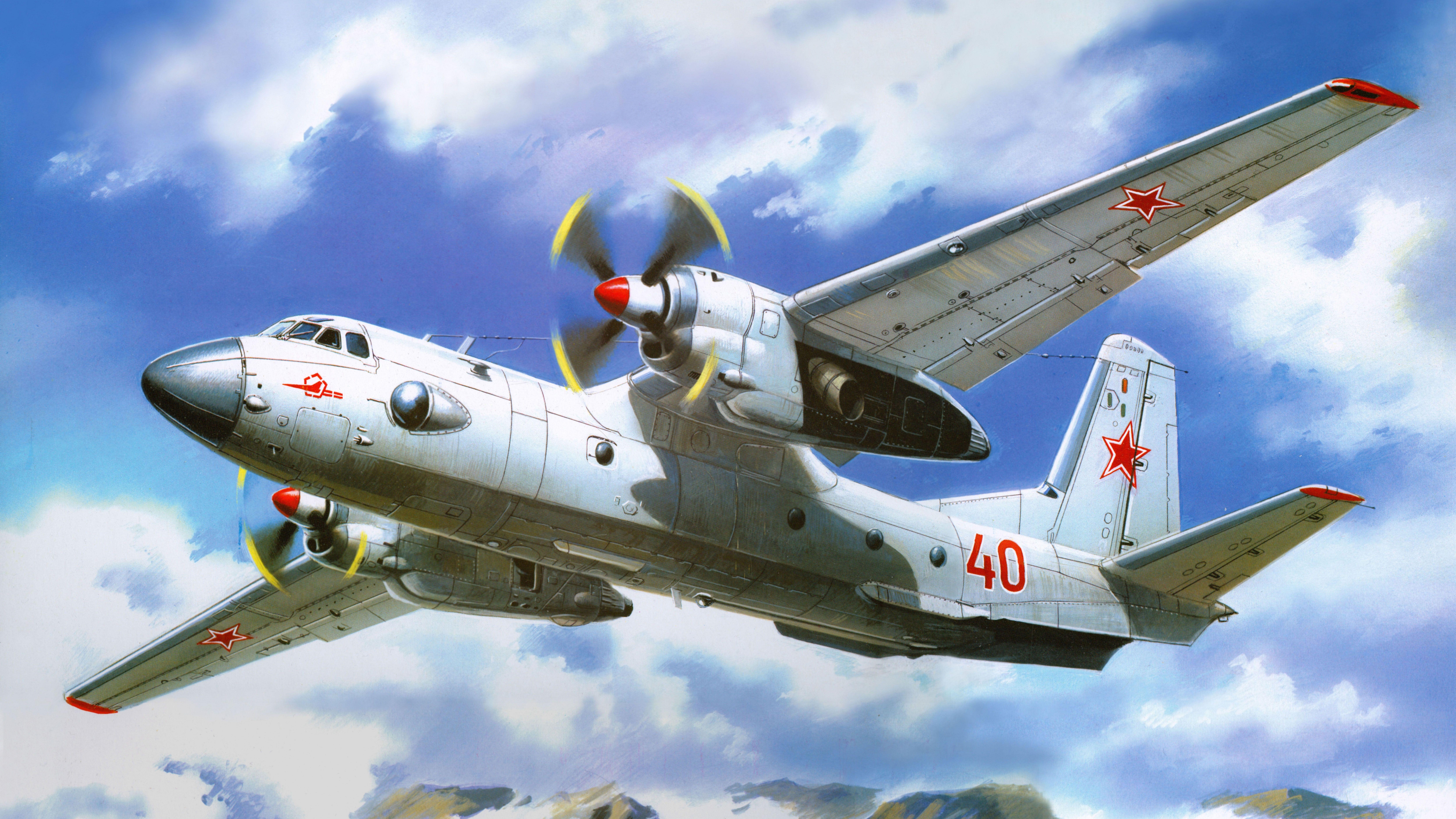 10000x5625 Download Wallpaper Military Antonov An 26 With Tags: Computer, Macbook