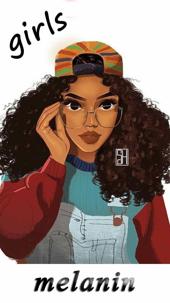 720x1280 Cute Black girls wallpaper for girls wallpaper app 715509459529933848. Black girl magic art, Black girl art, Black girl wallpaper