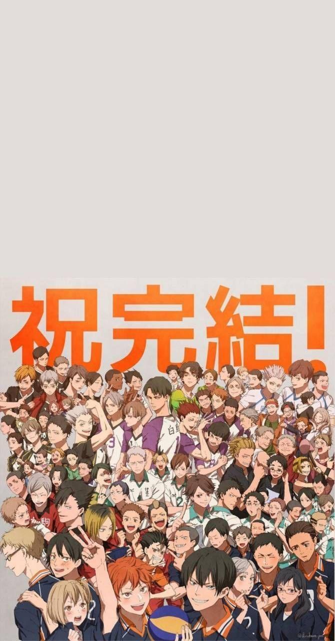 Hình nền 670x1280 Haikyuu Teams