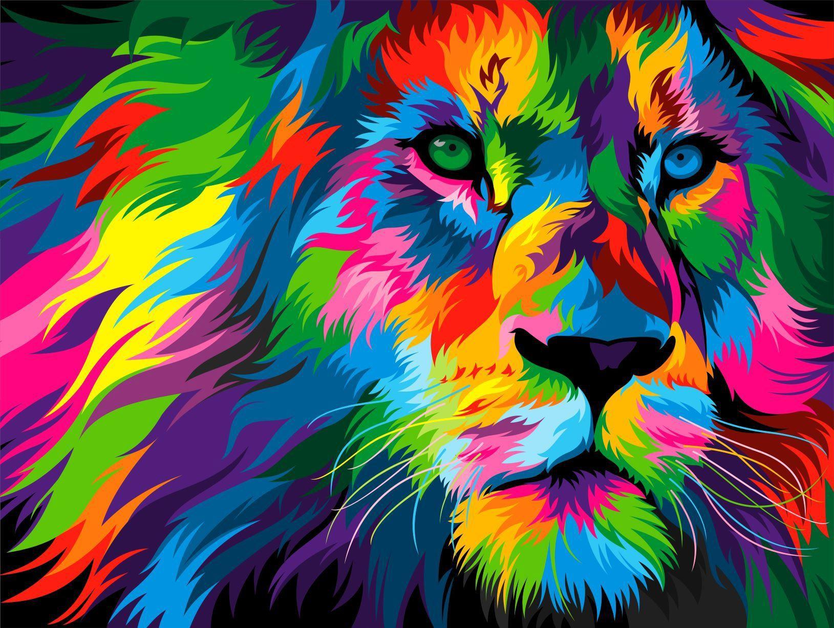 Cool Colorful Animal Wallpapers - Top Free Cool Colorful Animal Backgrounds  - WallpaperAccess