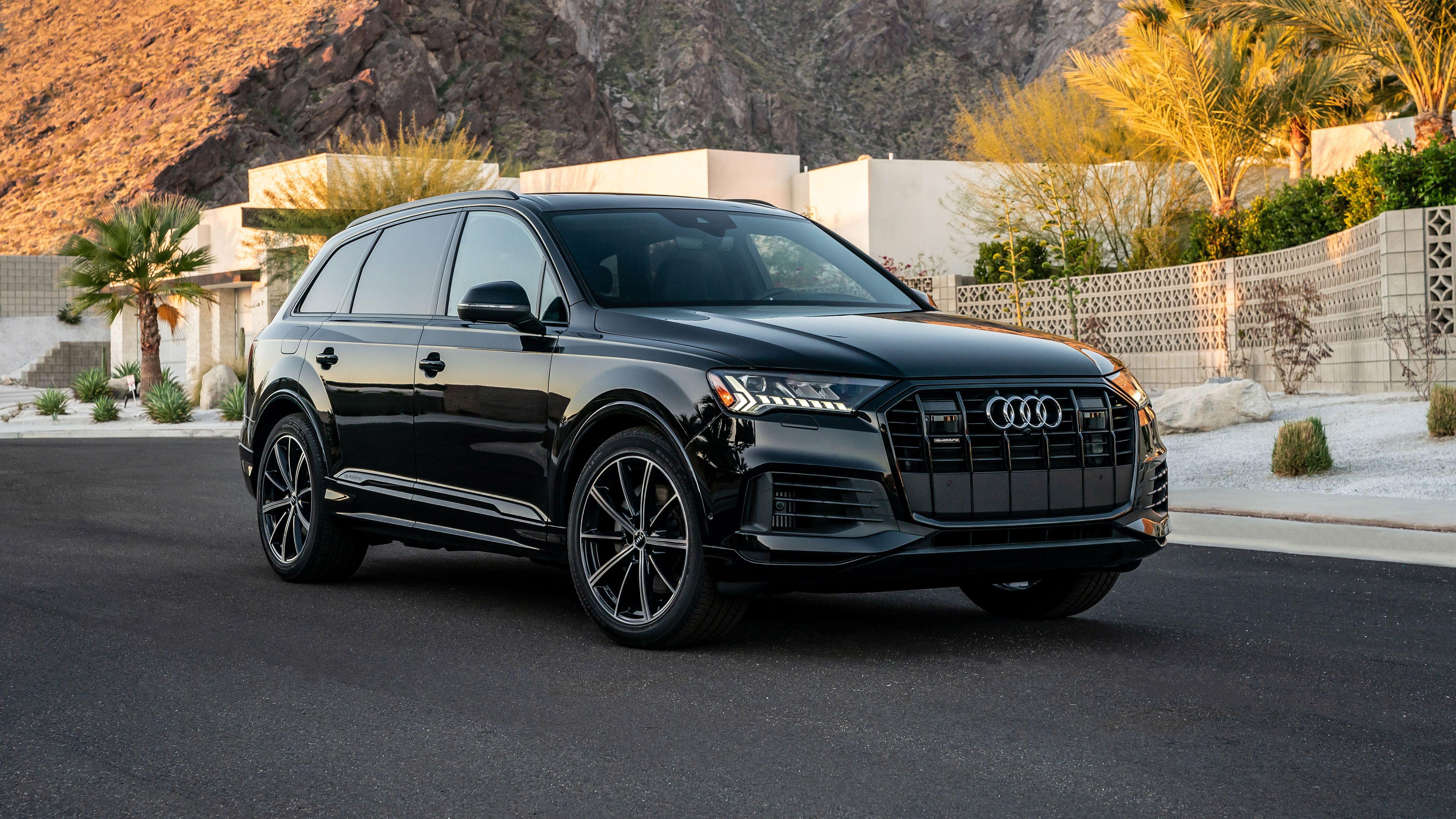 5120x2880 Audi Q7 55 TFSI quattro 5K Wallpaper. HD Car Wallpaper