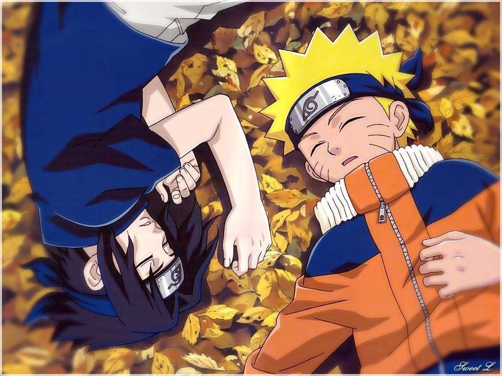 1024x768 SasuNaru Wallpaper