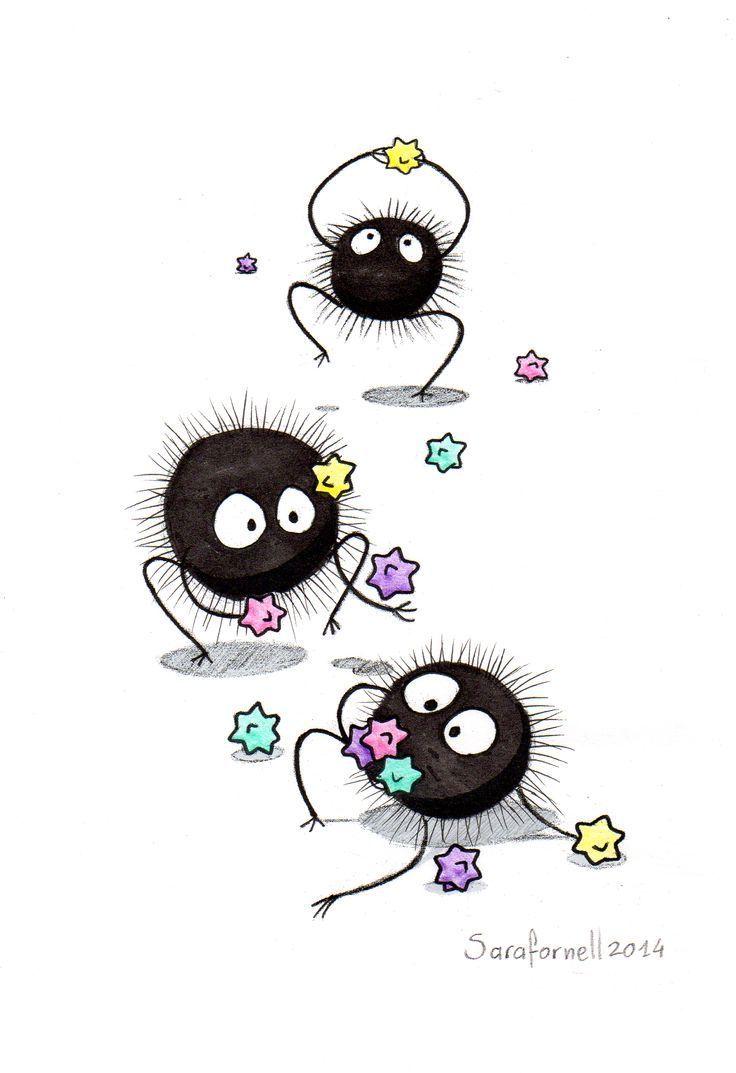 736x1073 Soot Sprites. Studio ghibli tattoo, Ghibli tattoo, Ghibli artwork