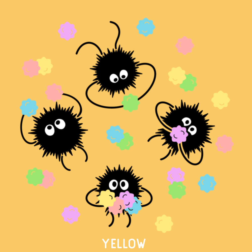 1000x1000 Soot Sprites & Konpeito Embroidered Beret!