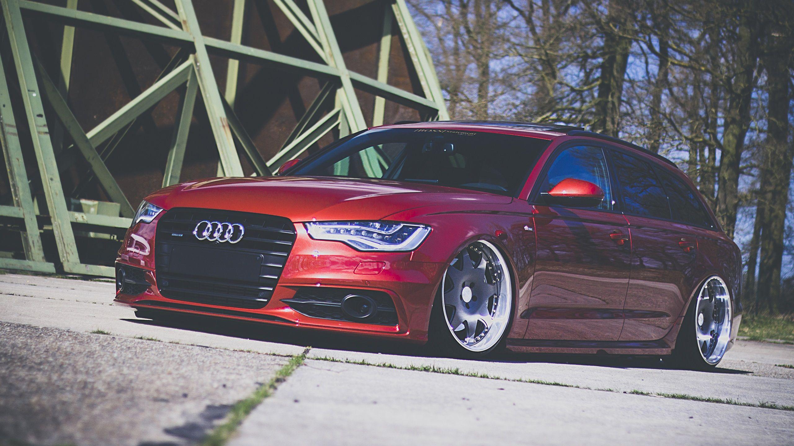2560x1440 Wallpaper Audi A4 red car front view 2560x1600 HD Picture, Image