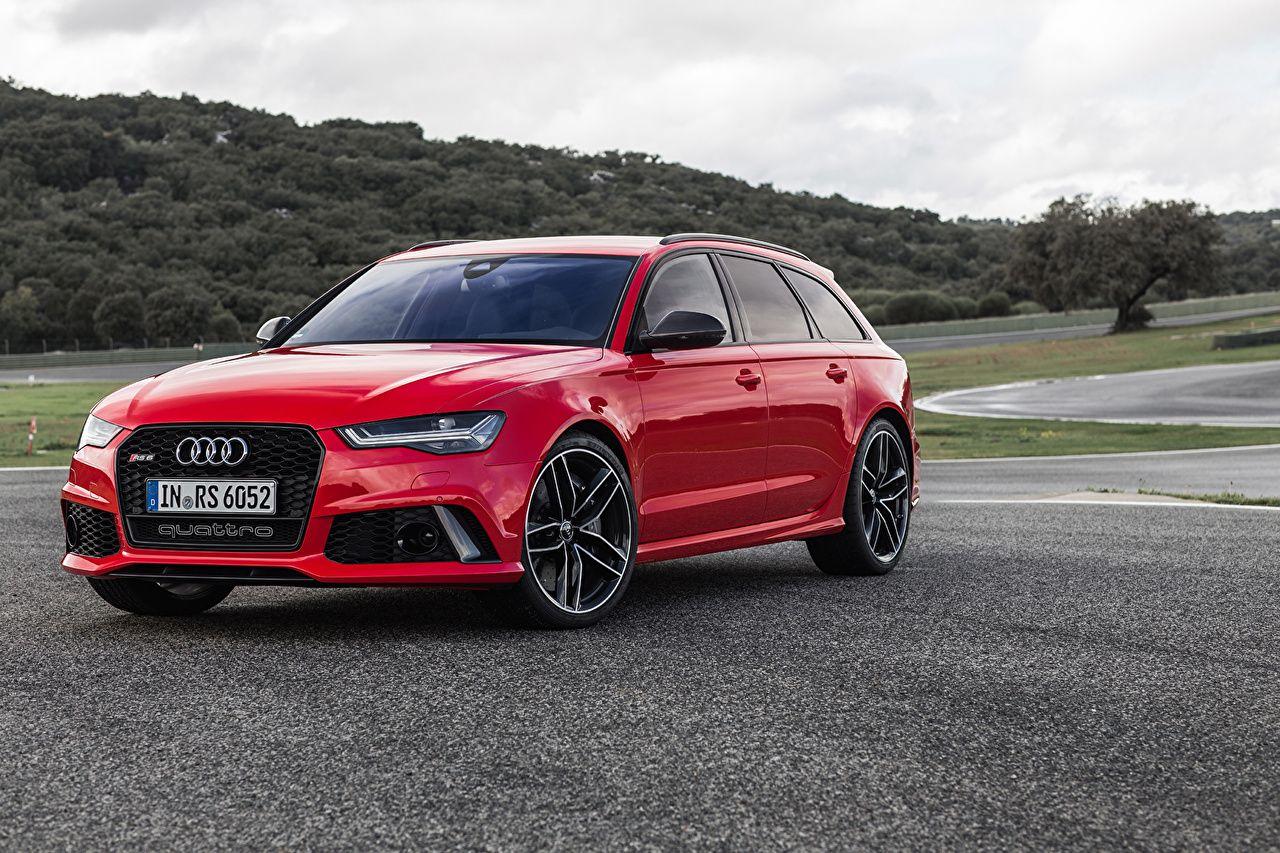 1280x853 Wallpaper Cars Audi Avant RS 6 Red Estate car