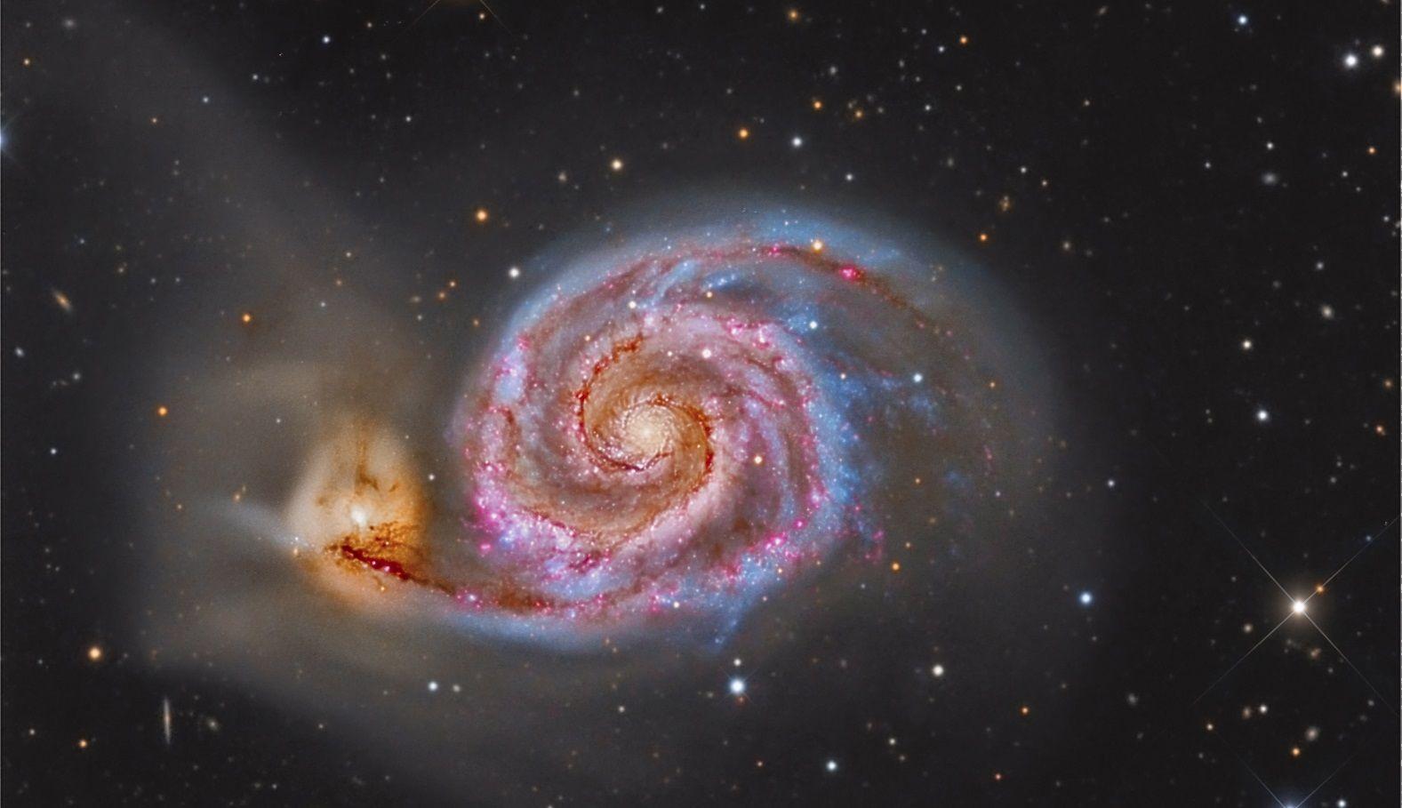 1577x909 Whirlpool Galaxy. BOOK OF DAYS TALES