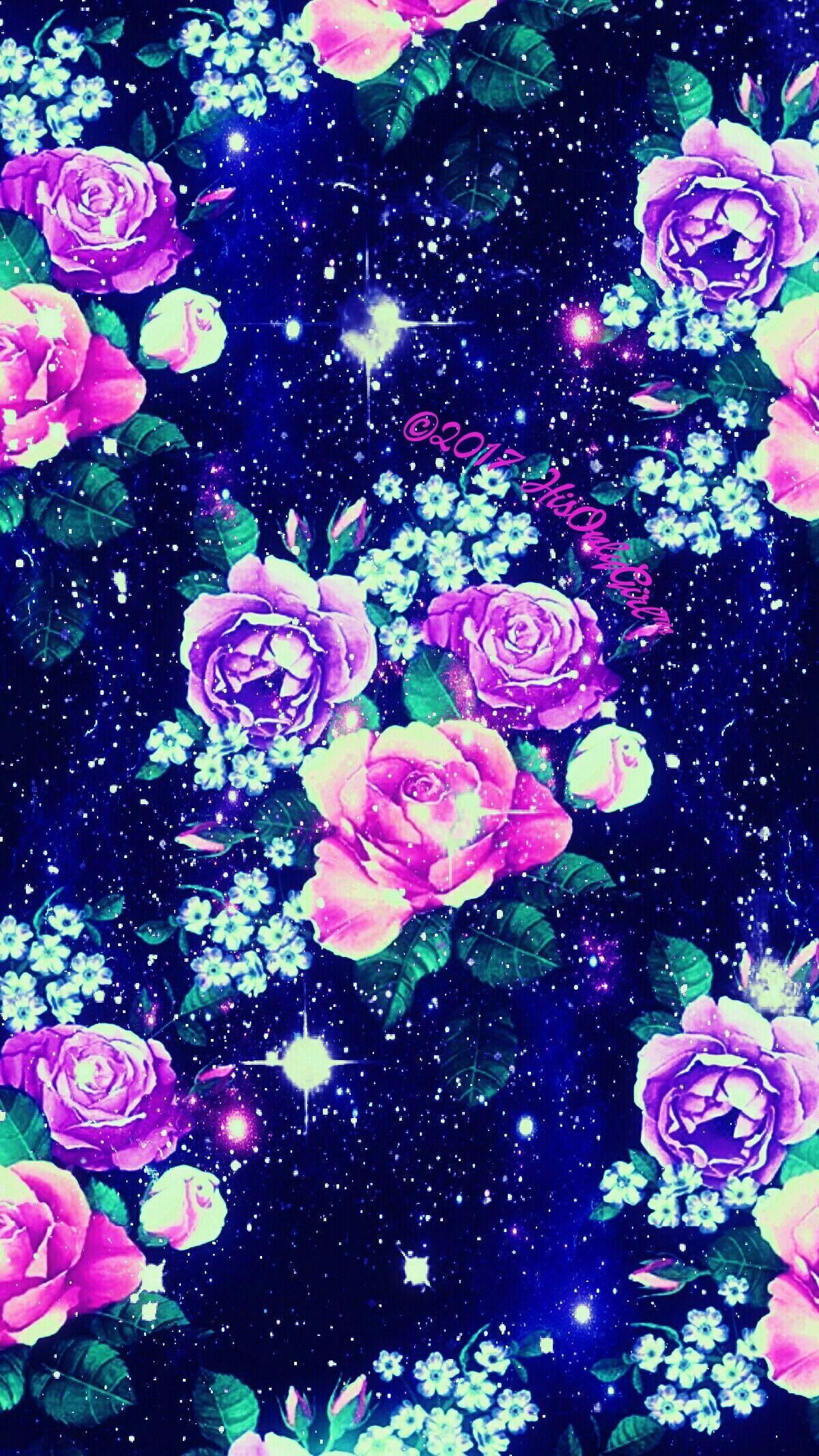 Rose Gold Galaxy Background Cool Wallpaper