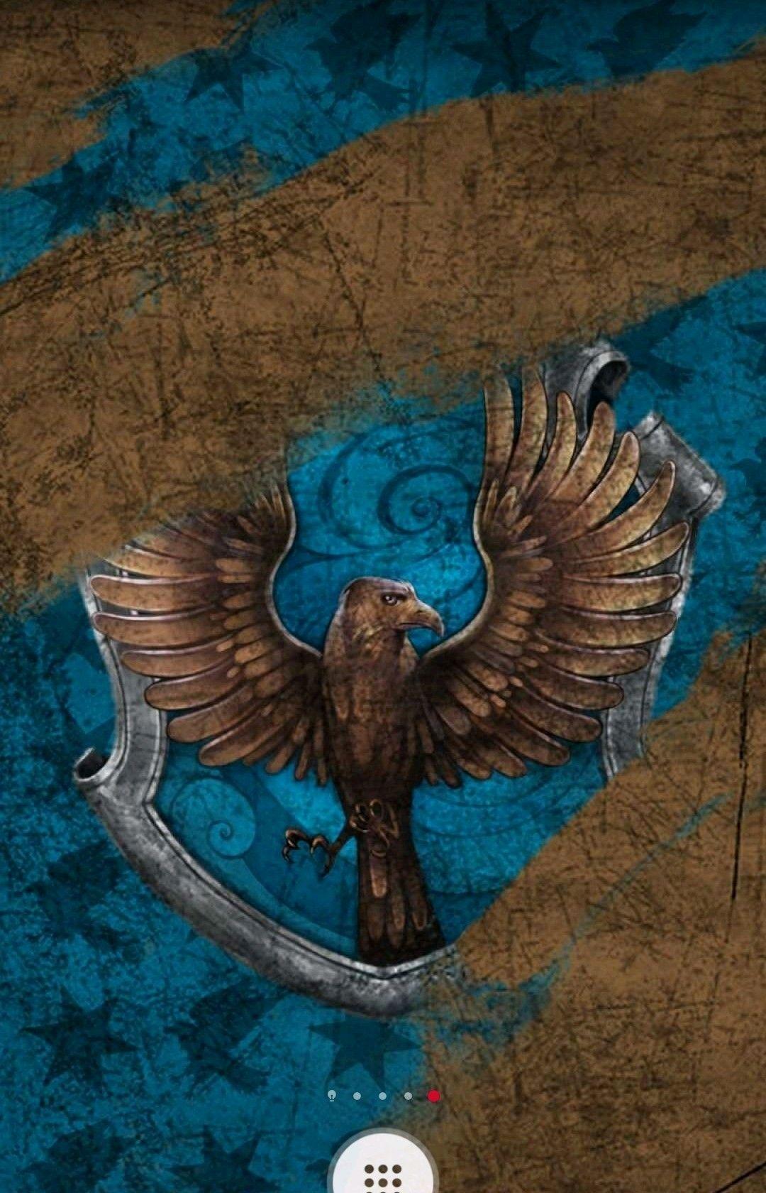1080x1680 Ravenclaw Crest Blue And Bronze Wallpaper & Background Download