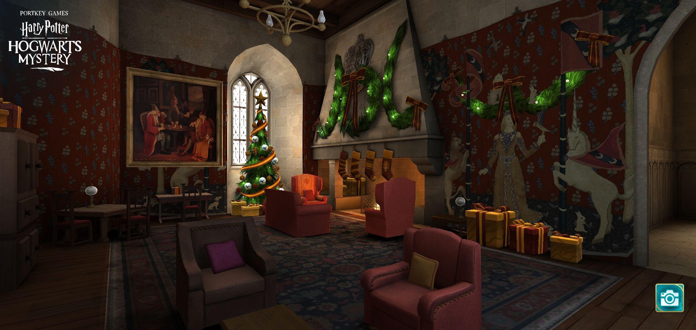 2280x1080 Christmased Gryffindor's common room, nice to see changes but I'm not so surprised. Can you post the other houses's rooms ? :))