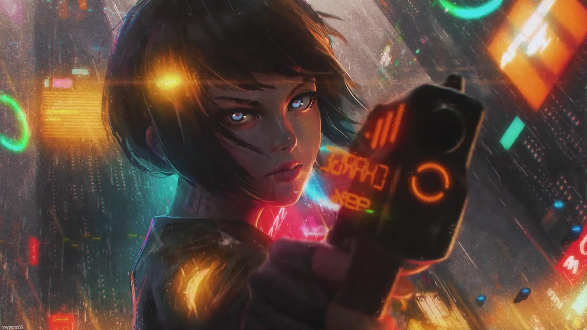 1920x1080 Cyberpunk Anime 4k Wallpaper