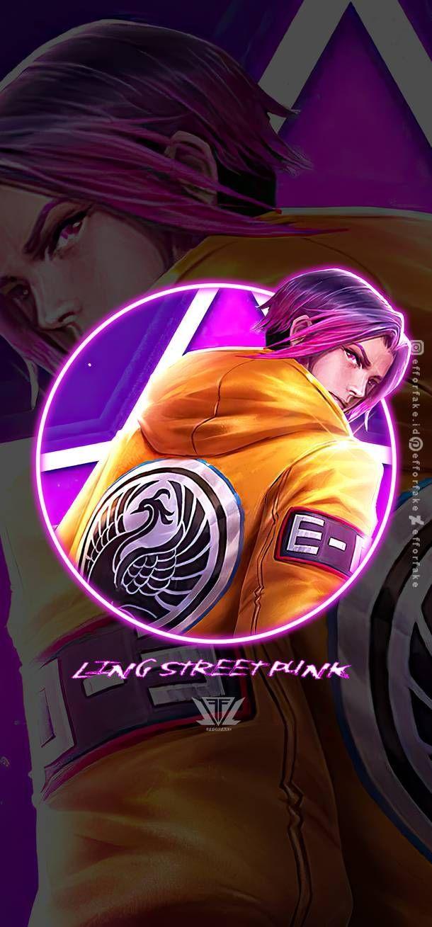 610x1309 Ling Street Punk Legends Wallpaper. Mobile legend wallpaper, Hero wallpaper, Alucard mobile legends