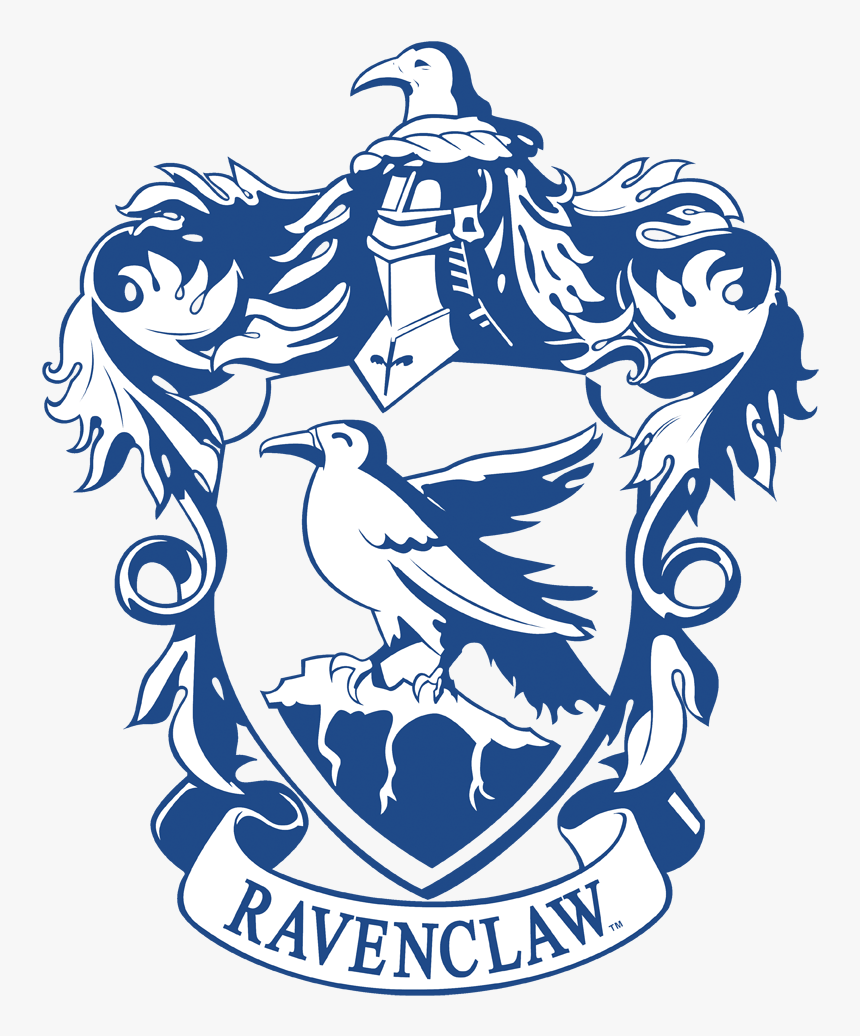 860x1036 Transparent Ravenclaw Crest Png Crest Black And White, Png Download, Transparent Png Image