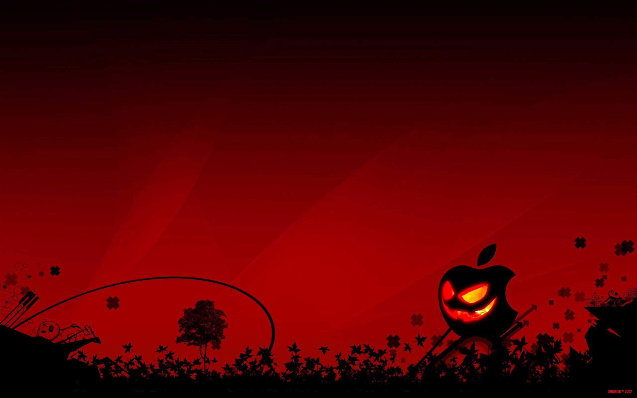 2560x1600 Scary Halloween 2012 HD Wallpaper. Pumpkins, Witches, Spider Web