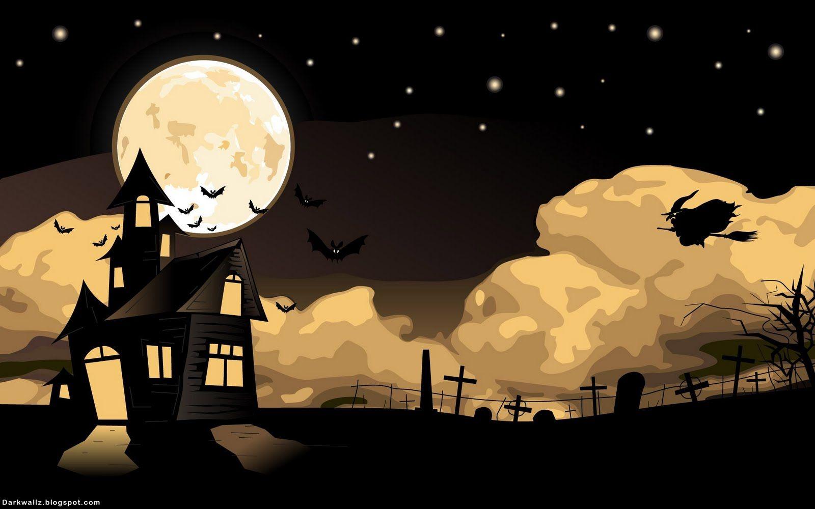 1600x1000 Cute Halloween Desktop Wallpaper