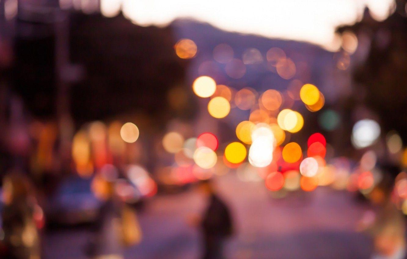 1332x850 Blurry Lights Wallpaper