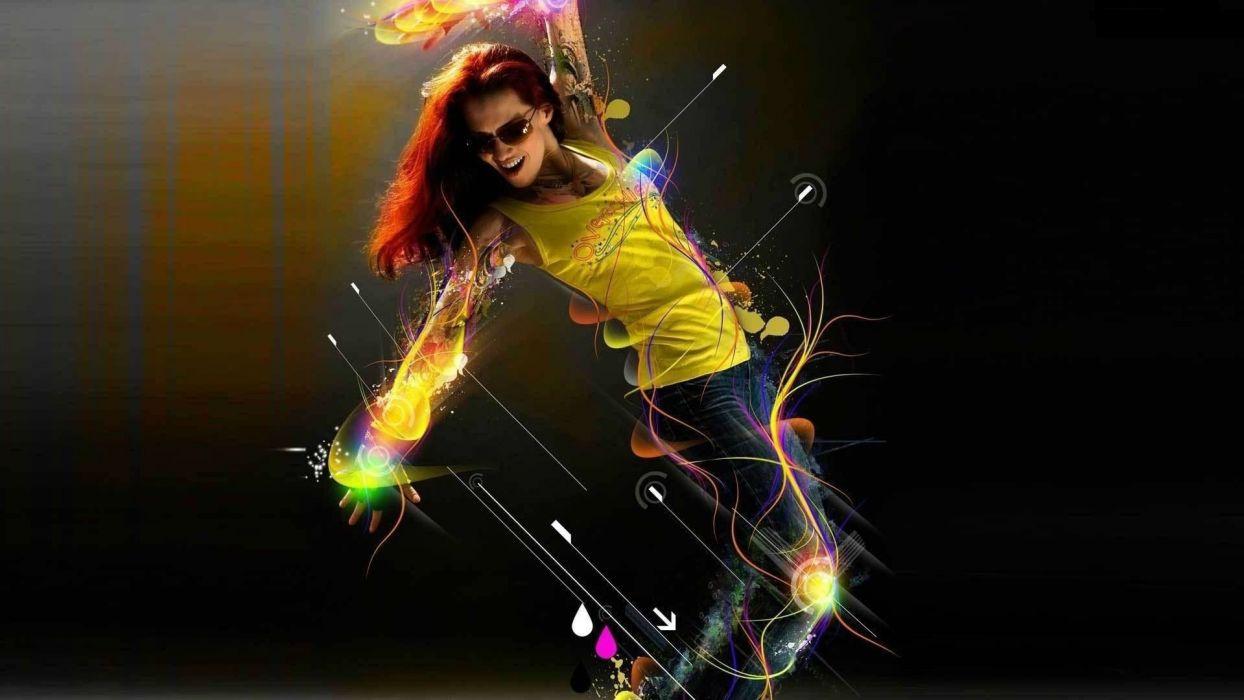 1244x700 Women music dance hip hop urban females manipulation wallpaperx1080