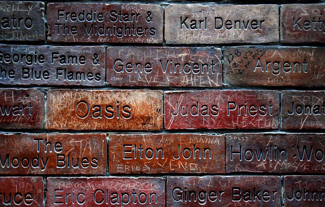 1332x850 Wallpaper England, Liverpool, Mathew Street, Wall Of Fame image for desktop, section музыка