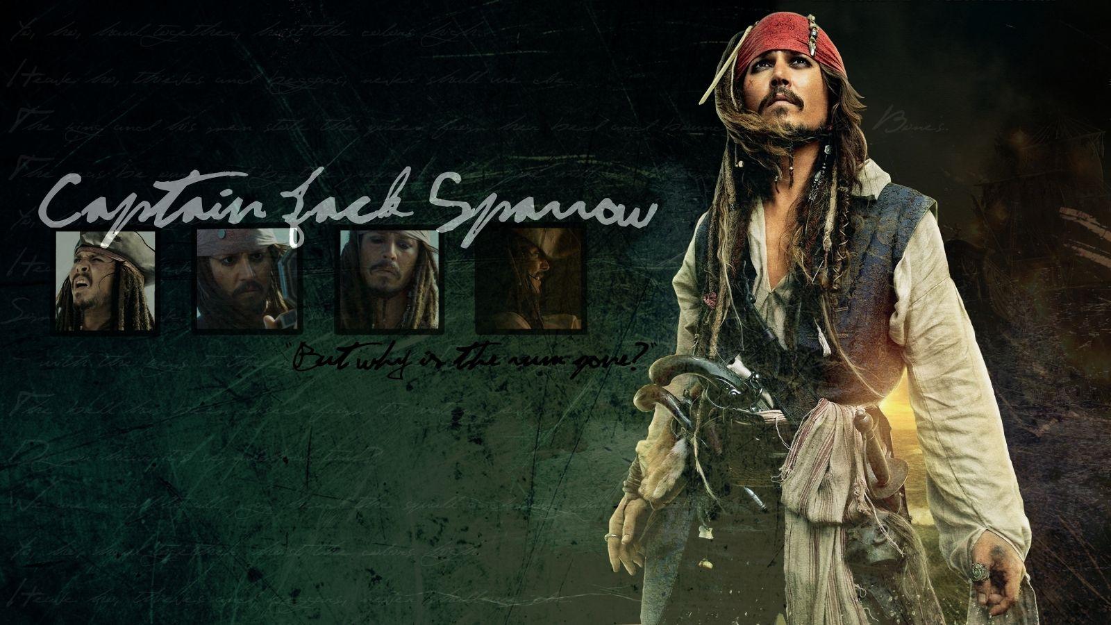 1600x900 Captain Jack Sparrow Wallpaper