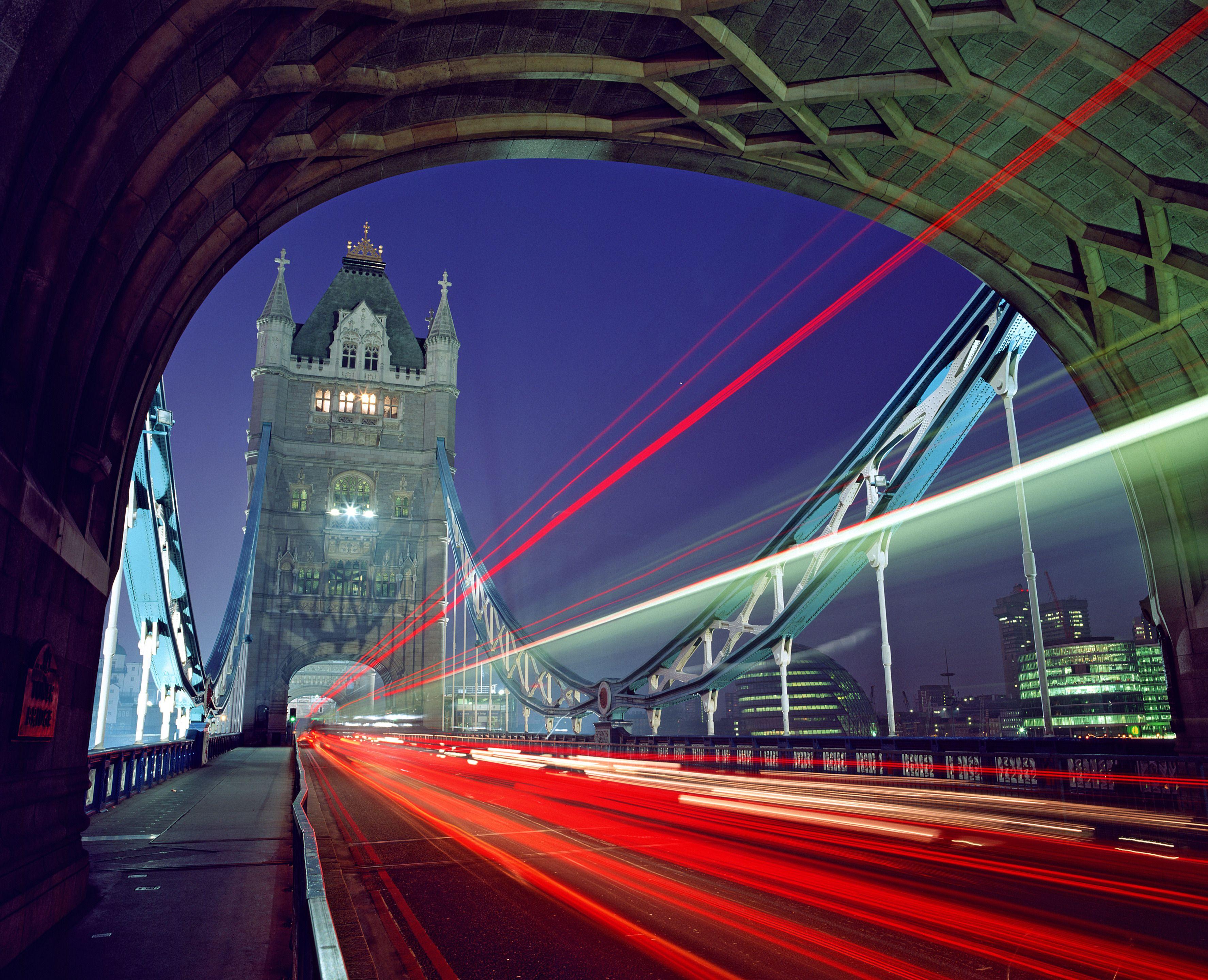 3547x2877 London Photo: A Lovely Photo of Tower Bridge in London At Night For Your Desktop Wallpaper