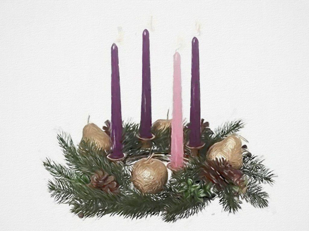 1024x768 Advent Wreaths
