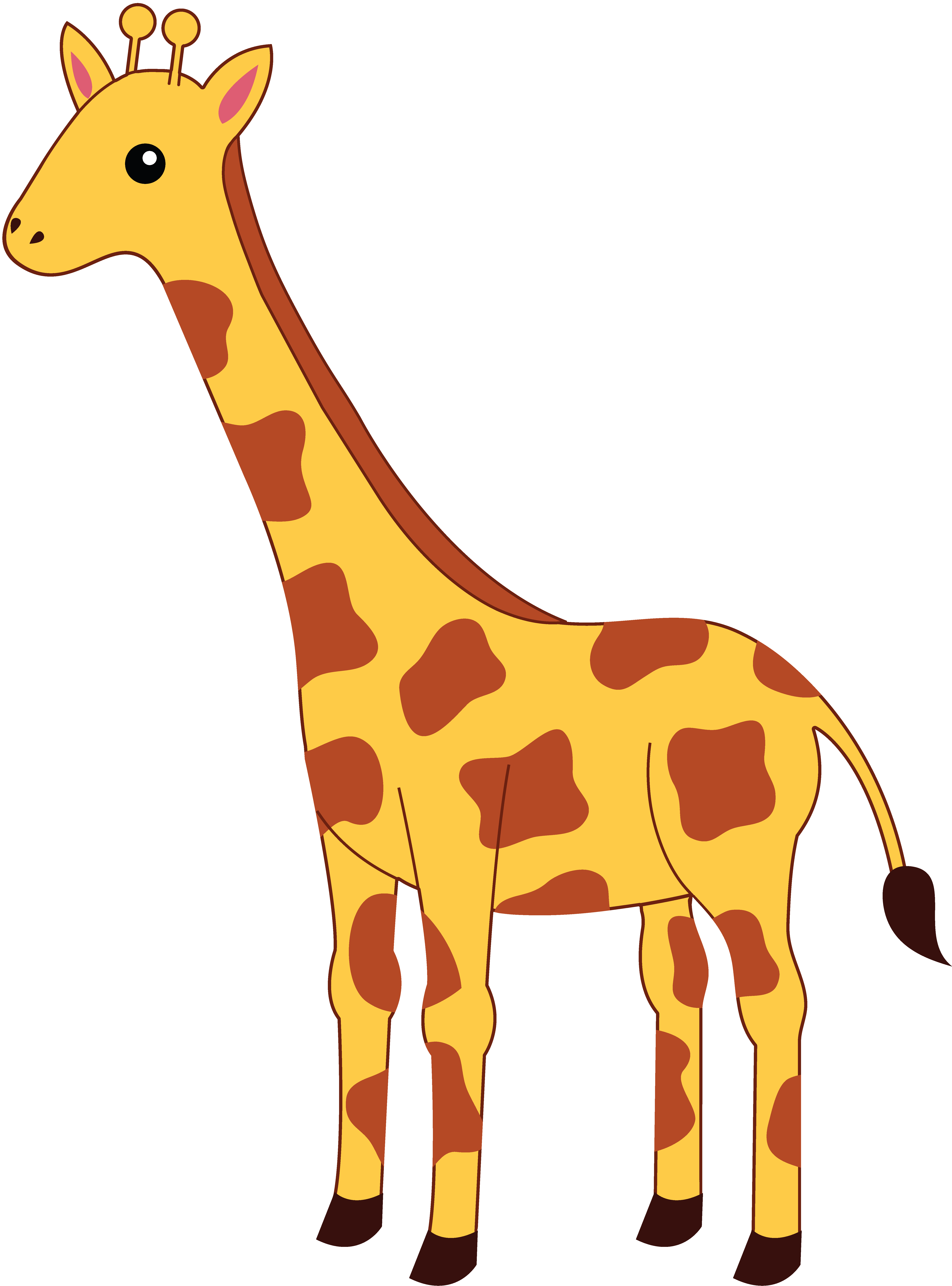 5764x7788 Free Cute Giraffe Cartoon, Download Free Clip Art, Free Clip Art on Clipart Library