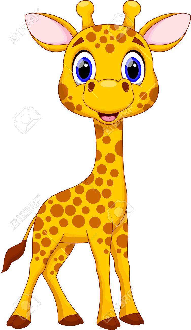 753x1300 Cartoon Giraffe Clipart, Stock Vector And Royalty Free Cartoon Giraffe Illustrations. Giraffe drawing, Cartoon giraffe, Zebra cartoon