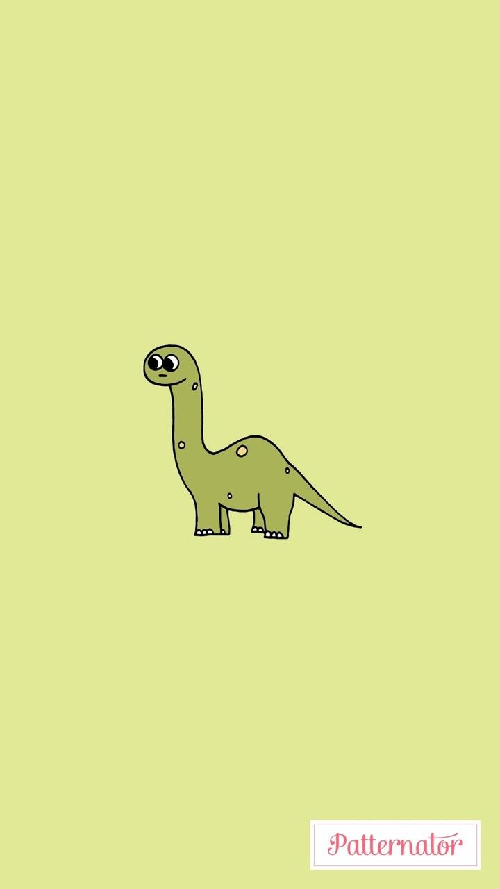 720x1280 Cute Dinosaur Aesthetic Wallpaper