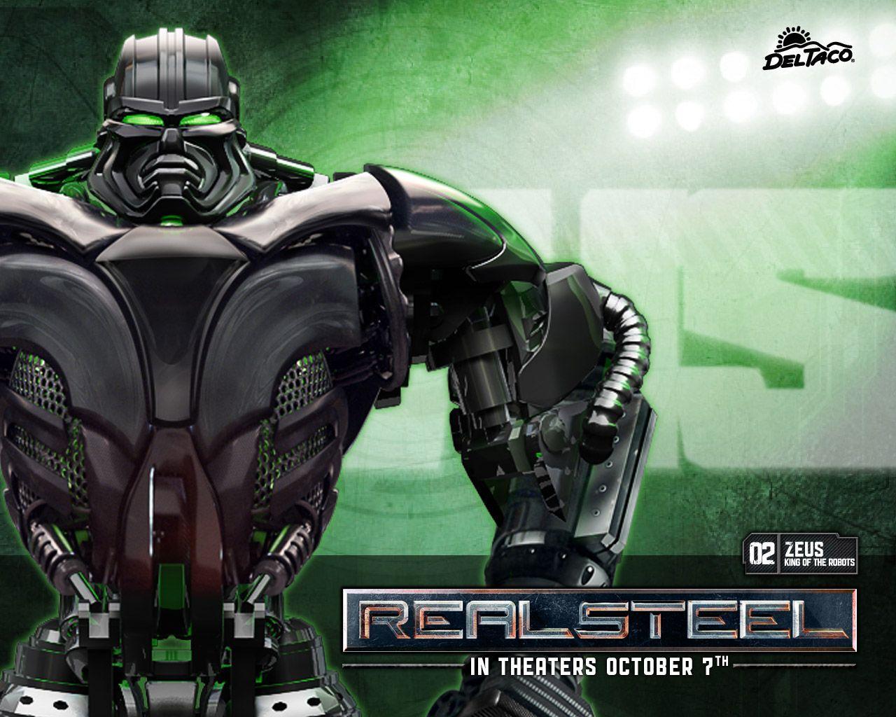 1280x1024 Zeus Real Steel Wallpaper