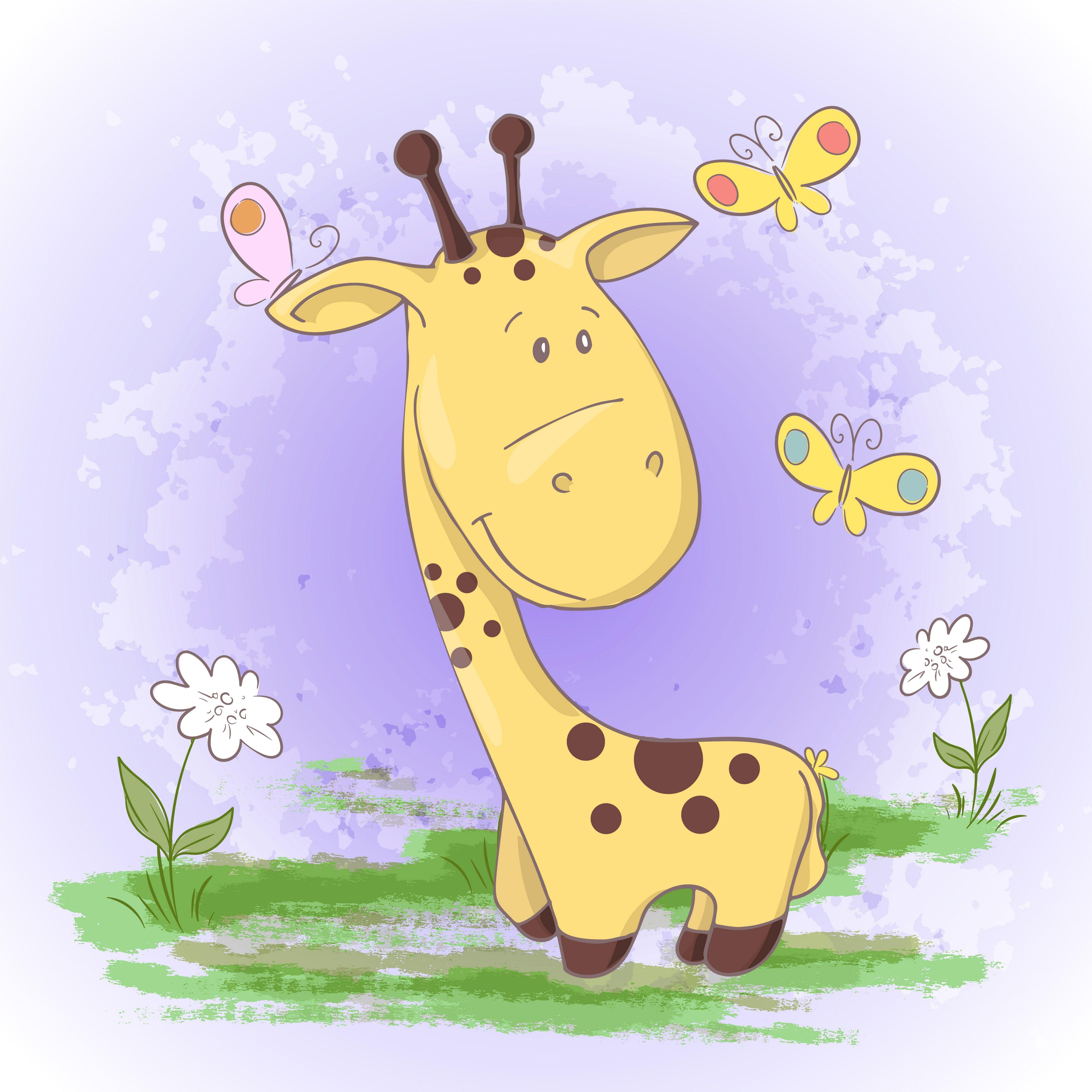 Cute Giraffe Cartoon Wallpapers - Top Free Cute Giraffe Cartoon