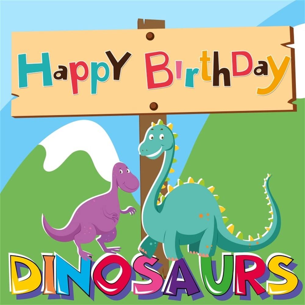 1000x1000 LFEEY 6x6ft Cartoon Cute Dinosaur .